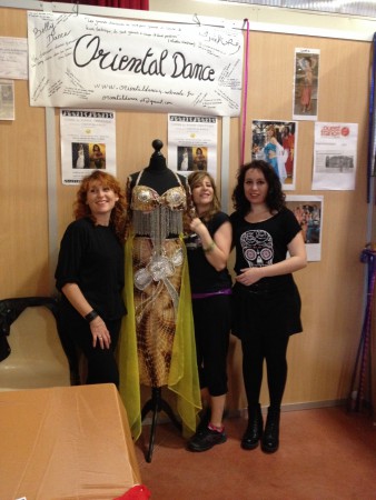Stand monté : Leila, Linda et Indiana
